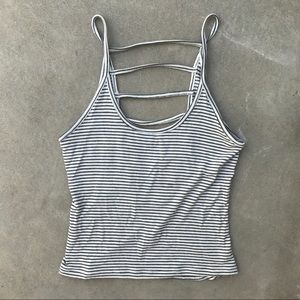 LF Emma & Sam Cropped Striped Tank Top Size XS